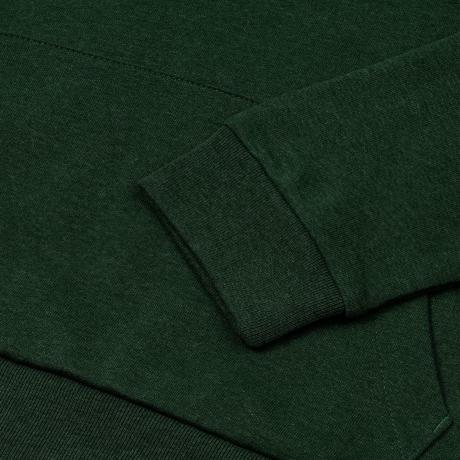 Толстовка с капюшоном унисекс Hoodie, темно-зеленая