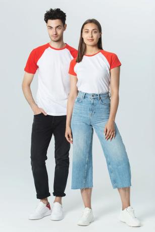 Футболка женская T-bolka Bicolor Lady, белая