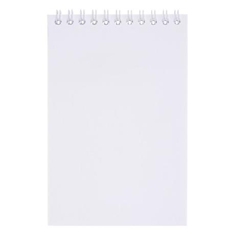 Блокнот на пружине Bonn Soft Touch, M, белый