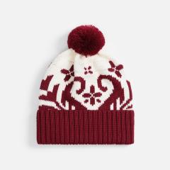 Шапка Wintertude, красная с белым