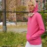 Толстовка с капюшоном женская Hoodie, лиловая
