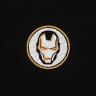 Худи оверсайз с вышивкой Tony Stark, черное