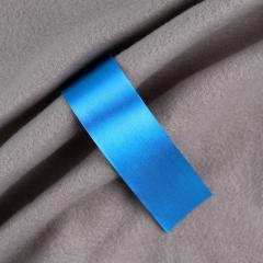 Лента сатиновая Satin 35 S, голубая, 50 см