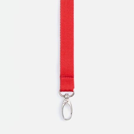 Лента для бейджа Pin, красная