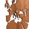 Деревянная карта мира World Map Wall Decoration Exclusive, красное дерево