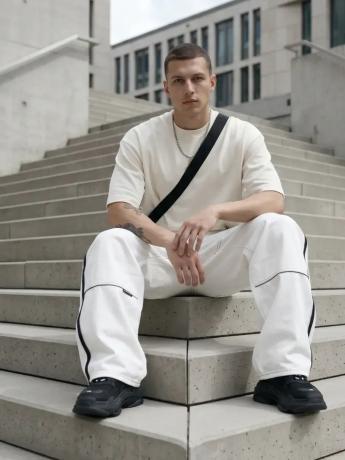Футболка Oversize Premium 210, молочно-белая