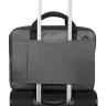 Сумка для ноутбука Qibyte Laptop Bag, темно-серая с черными вставками