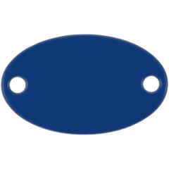 Шильдик металлический Alfa Oval, синий