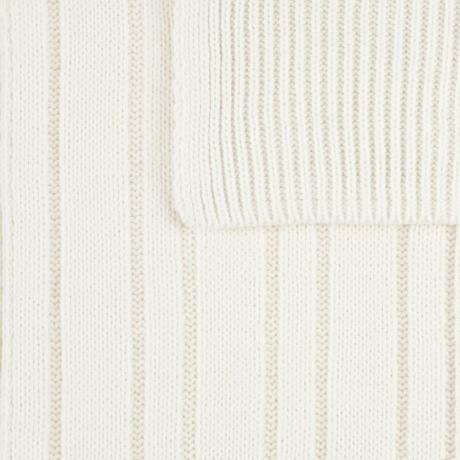 Шарф Knit Beat, белый (молочный)