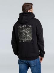 Худи оверсайз Deadline, черное